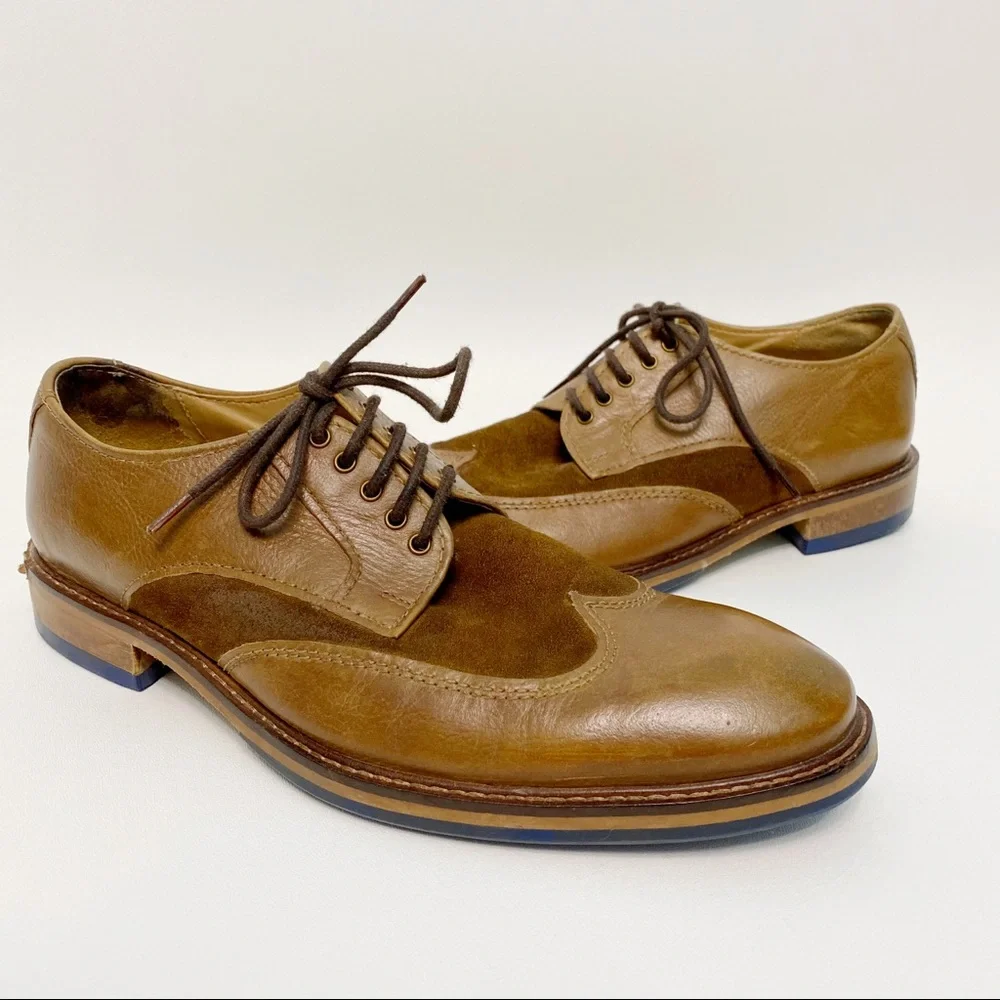 kenneth cole | reaction movement leather oxfords 9.5